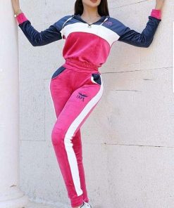 فاميلي كوتون - بجامة مخمل أنيقة