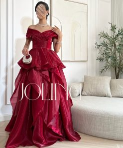 جولينا - فستان سهرة احمر