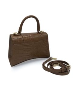 Alternative view of أوبرا فاشن - شنطة يد نسائية فاخرة بيج مزينة بإكسسوار من كريسبيلا