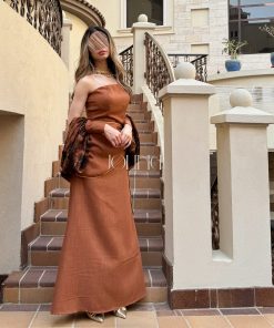 جولينا - جلابية قطعتين اوف شولدر