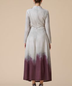 Alternative view of اكتان - فستان بيج طويل اومبريه