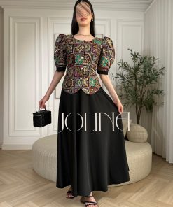 جولينا - طقم قطعتين اسود