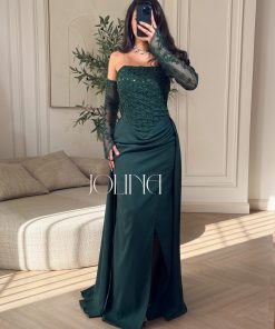 Alternative view of جولينا - فستان زيتي