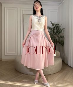 Alternative view of جولينا - طقم قطعتين بنكي واوف وايت