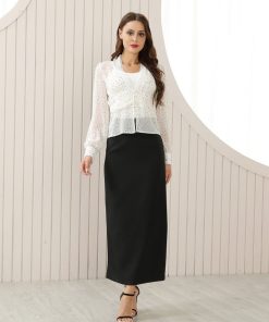 Alternative view of افورا  - تنورة أسود أنيقة