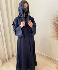 Alternative view of مارينا للعبايات - عباية كتان لمعه من الاكمام