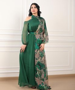 Alternative view of أوبرا فاشن - فستان سهره قماش شيفون تشجيرة ترند