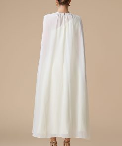 Alternative view of اكتان - فستان سكري ميدي بأكمام كاب