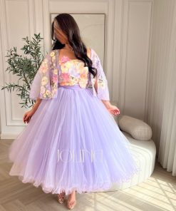 جولينا - طقم بنفسجي مورد