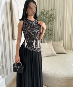 Alternative view of جولينا - فستان اسود سهرة