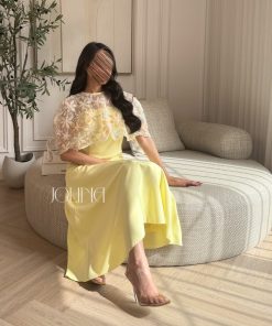 جولينا - طقم اصفر ثلاثة قطع