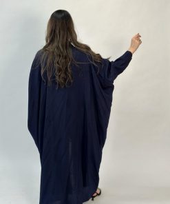 Alternative view of مارينا للعبايات - عباية فراشه لون كحلي