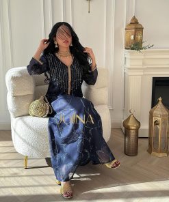 جولينا  - جلابية كحلية 2