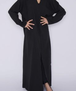 أمول - عباية سوداء سي واي 6032