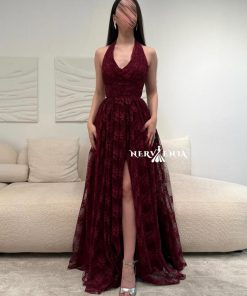 Alternative view of فستان فاخر بتصميم الدانتيل - فستان فاخر بتصميم الدانتيل