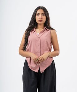 عرفة - بلوزة كاجوال بدون أكمام