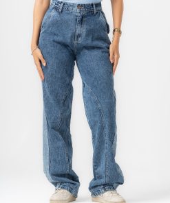 Alternative view of عرفة - بنطلون جينز واسع الساق