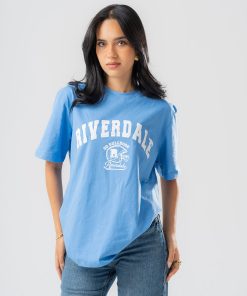 عرفة - تي شيرت نسائي مطبوع بأكمام قصيرة