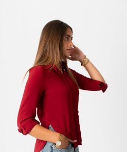 Alternative view of عرفة - بلوزة بأكمام طويلة