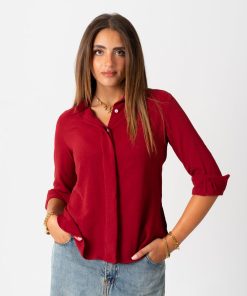 عرفة - بلوزة بأكمام طويلة