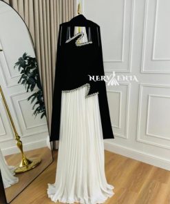 Alternative view of فستان توليب صدريه مخملي وبليسيه - فستان توليب صدريه مخملي وبليسيه