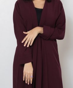 أمول - عباية ملونة للسفر عودي دم الغزال موديل Z2002