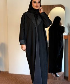 Alternative view of زاهية - عباية نوره بليزر مع صدف في الخلف