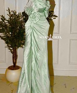 Alternative view of فستان روبي كرنكل طويل بلمسات الورود - فستان روبي كرنكل طويل بلمسات الورود