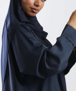 أمول - عباية سادة باللون الأزرق (الكحلي) 5036