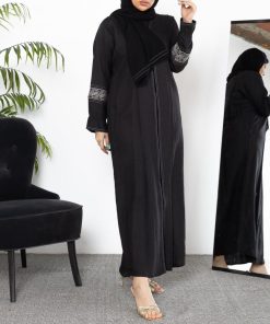 Alternative view of أمول - عباية زوم كوري مطرزة بالسدو R1108