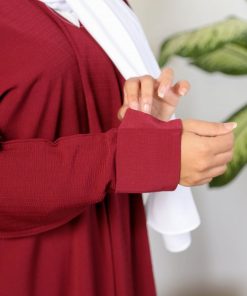 Alternative view of أمول - عبايه ملونة لون عودي دم الغزال 5021