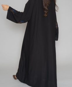 Alternative view of أمول - عباية سودا ء بتطاريز لون نحاسي ولون ازرق 6045