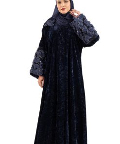 زاهية - عباية أفنان باللون الكحلي