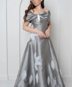 Alternative view of فستان أوف شولدر أوراق كرستال - فستان أوف شولدر أوراق كرستال