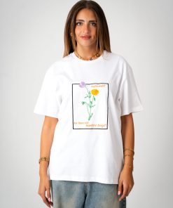 عرفة - تي شيرت مطرز للنساء