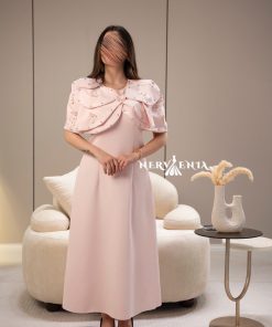 فستان كيب ميدي ورود ثلاثيه الأبعاد - فستان كيب ميدي ورود ثلاثيه الأبعاد