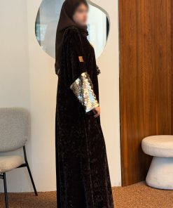 Alternative view of زاهية - عباية أفنان باللون البني الداكن