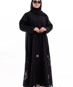 زاهية - عباية لمي بتطريز خلف العباية