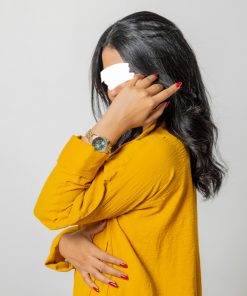 أمول - عبايه ملونة باللون الكركمي قماش حرير مغسول بحريني z2031