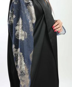 Alternative view of أمول - عباية سوداء باكمام اورقانزة مطبوعة 5056