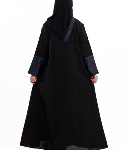 Alternative view of زاهية - عباية رهف كحلي مع اسود