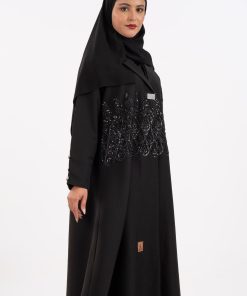 Alternative view of زاهية - عباية أنسام بشك خرز اسود