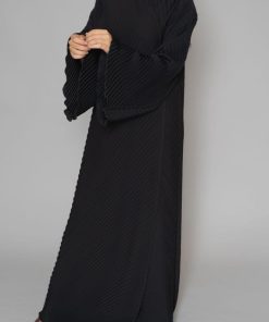 أمول - عباية سوداء بكسر ناعمة 6059