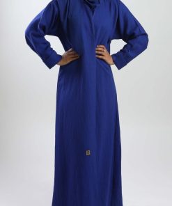 Alternative view of أمول - عباية باللون الأزرق الزاهي خامة باردة Z2019