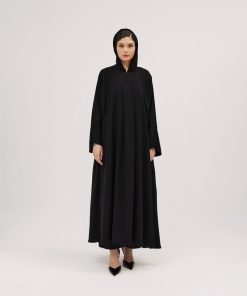 Alternative view of عبايات سوروزيه - عباية بلاك بيري كلوش بتصميم بوكس وجيوب جانبية – لون أسود