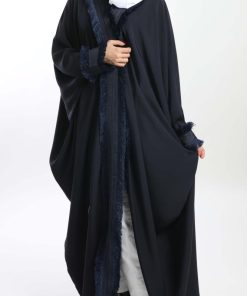 Alternative view of أمول - مشلح لون أزرق قماش حرير بكلفة مميزة وراقية 5058