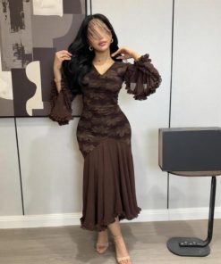 Alternative view of فستان ميدي أوتم تري - فستان ميدي أوتم تري