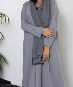 أمول - عباية ملونة للسفر قماش امواج Z2003