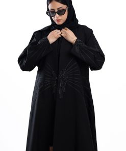 Alternative view of زاهية - عباية خيوط العنكبوت