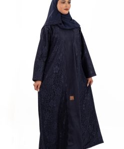 Alternative view of زاهية - عباية ظلال الشتوية باللون الكحلي